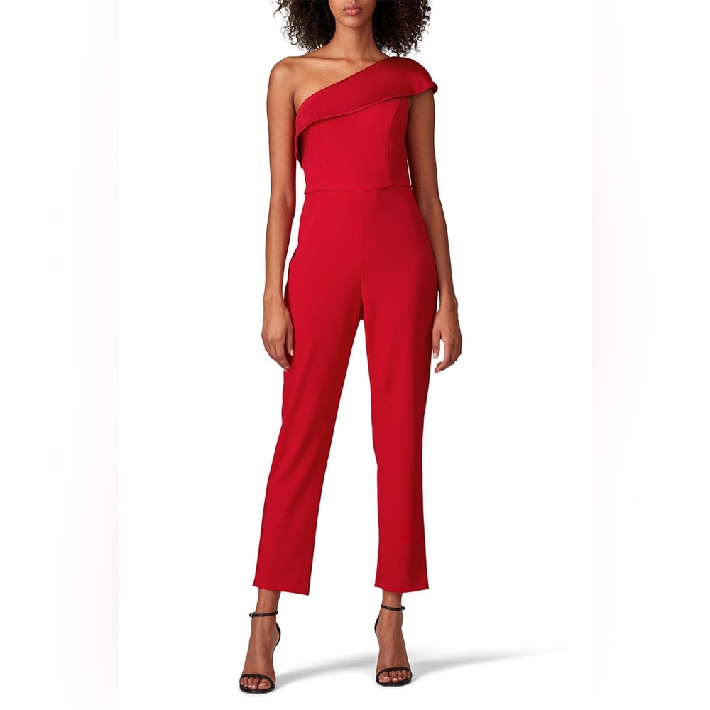 RED JUMPSUIT OUFIT FOR EVENTS